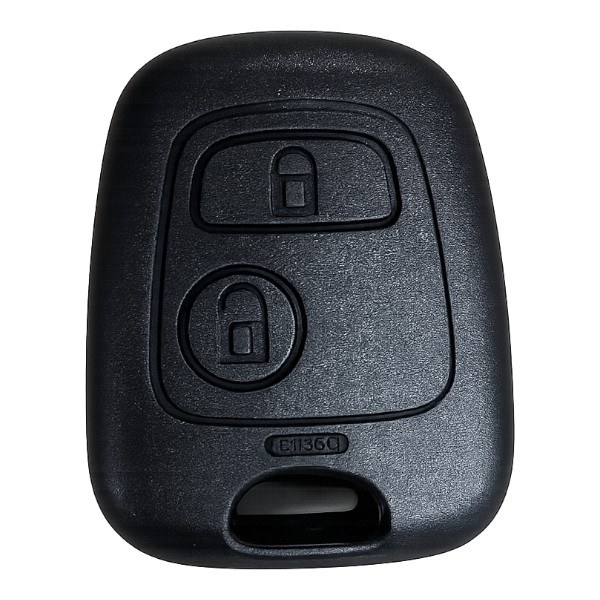 [4PG021] Coque de clé Citroën / 2 boutons - CR 2016 / sur circuit / sans lame