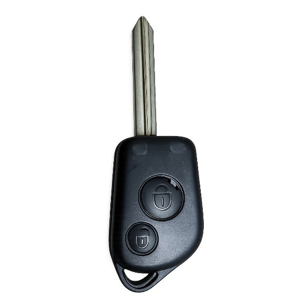 [4CT012] Coque de clé Citroën / 2 boutons - pile CR 1620 / sur coque / lame SX9