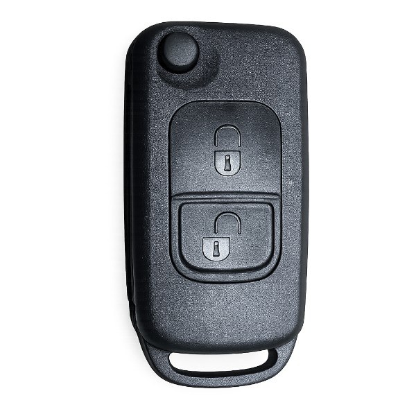 [4MT020] Coque de clé Mitsubishi / 2 boutons - pile CR 1616 / sur circuit / lame MIT11
