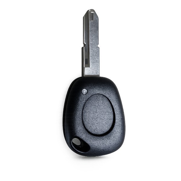 [4RN035] Coque de clé Renault / 1 bouton - pile CR 1620 / sur coque / lame NE73
