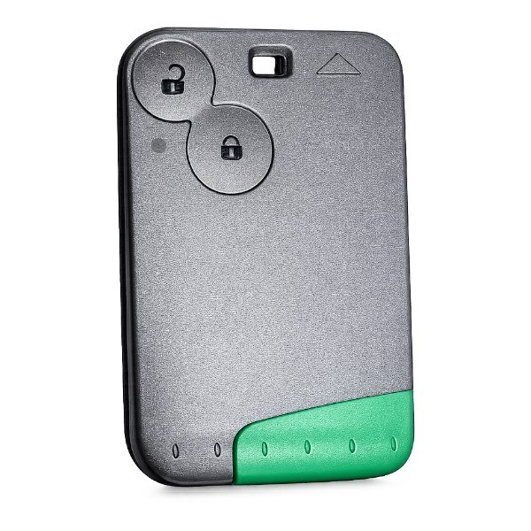 [4RN017] Coque de clé Renault / 2 boutons - pile CR 1620 / sur tiroir / lame VA2