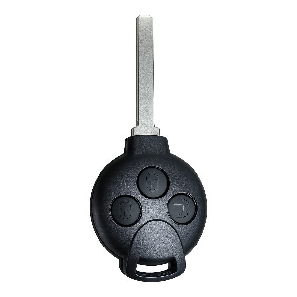 [4SM003] Coque de clé Smart / 3 boutons - pile CR 2016 / sur coque / lame VA6