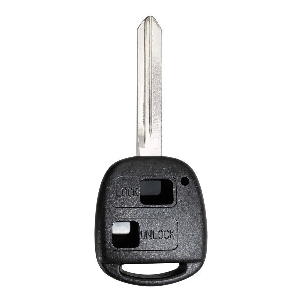 [4TY116] Coque de clé Toyota / 2 boutons - pile CR 2016 / sur circuit / lame TOY47