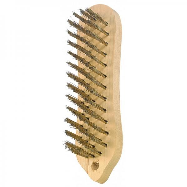 [211] Brosse violon fil laitonné 5 rangs