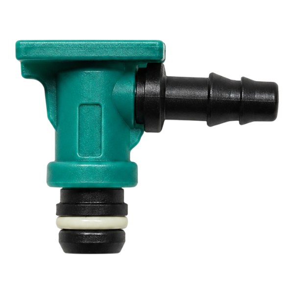 [10389] Raccord de retour plastique 1 voie (L) - Vert et noir