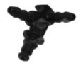 [10383] Raccord de retour plastique 2 voies (T)