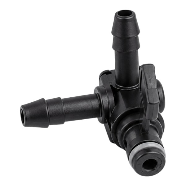 [10324] Raccord de retour plastique 2 voies à 90° PSA