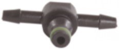 [10159] Raccord plastique 2 voies + joint (T)