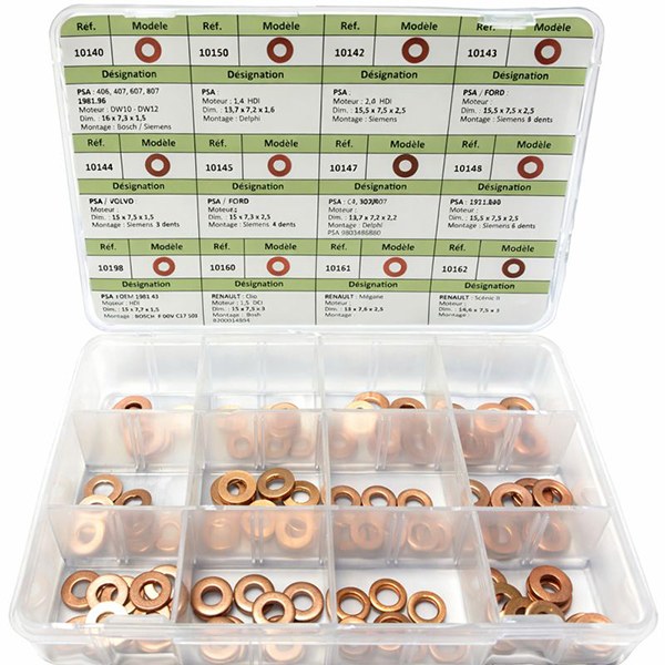 [10138] Coffret de 96 joints injecteurs Common Rail
