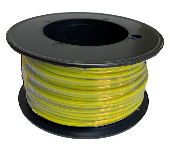 [504225] Câble électrique 1,5 mm² jaune - bobine de 25 m