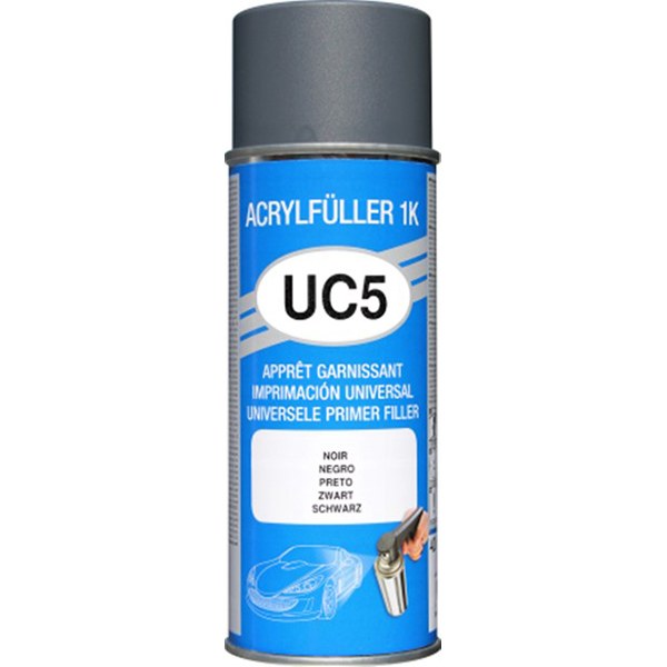 [756] Apprêt garnissant 1K noir - Protection anticorrosion aérosol 400 ml
