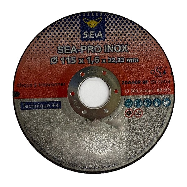 [1657] Disque à tronçonner diam 230 x 3 x 22 - déporté