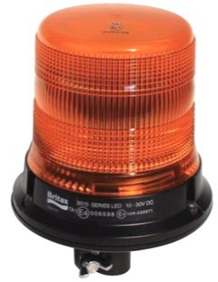 [GL31200] Feu LED double flash orange 12/24V fix. sur hampe