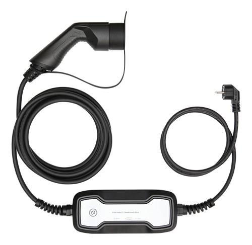 [2187] Chargeur portable pour véhicule Type 2 - 10Amp - 16Amp 2,3kw à 3,7kw - 10 mètres