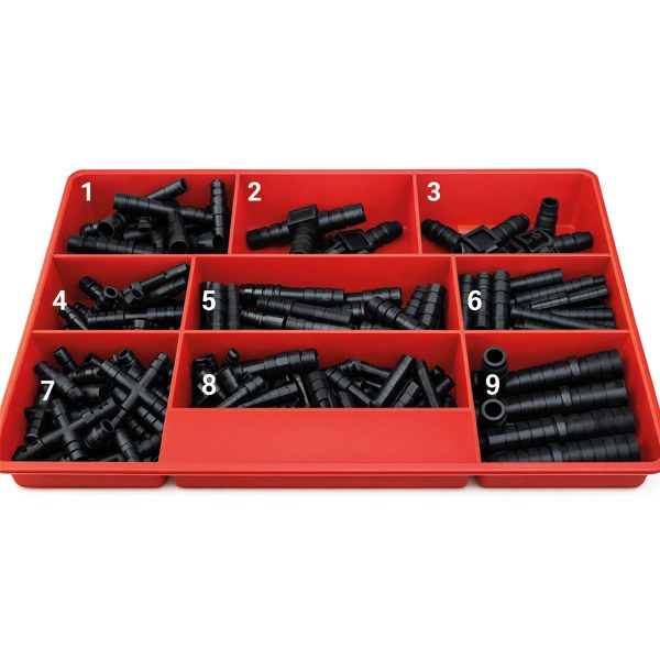 [6013] Coffret raccords plastique lave glace