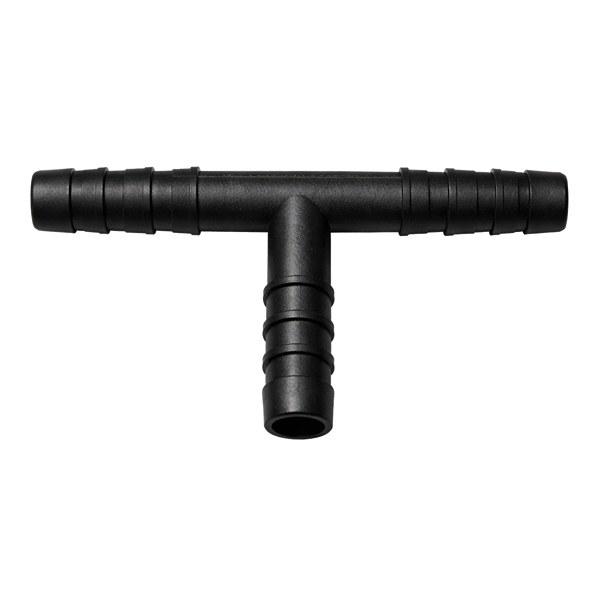 [6043] Raccord plastique en T Diam. 7.9 X 7.9 X 7.9 L: 55.5mm