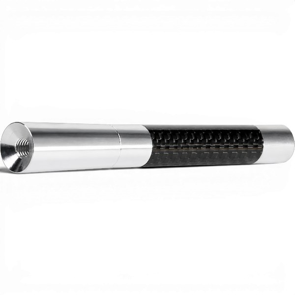 [822040] Fouet pour antenne aluminium look carbone - Longueur 12 cm
