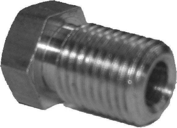 [2368] Raccord acier mâle 4,75 mm - 3/8 - 24UNF x 14 mm