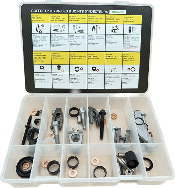 [10137B] Coffret kits brides et joints d'injecteurs