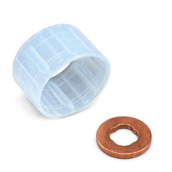[10148] Kit joint injecteur PSA (4 dents) 15 x 7,7 x 2 mm + bague 20,5 x 23 x 14,5 mm - sachet