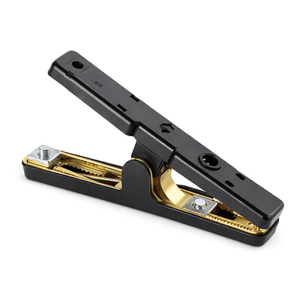 [931] Pince batterie laiton 200 AMP. noire