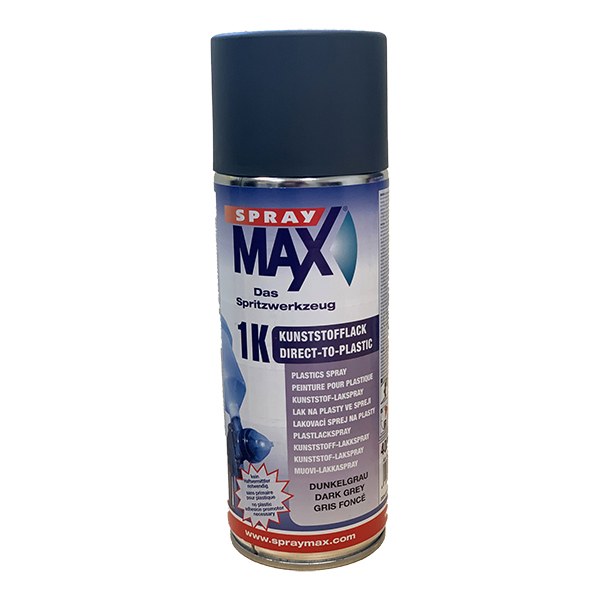 [766] Peinture PRO spéciale plastique gris foncé - Aérosol 400 ml