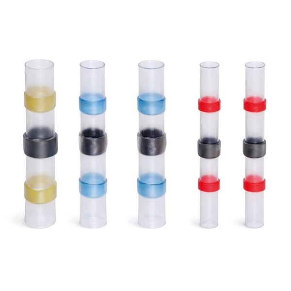 [5054] Cosses thermosoudables mix 2 bleues 2 rouges 1 jaune - 2x1.0 à 2.5mm²/ 2x0.5 à 1.5mm²/ 1x3.0 à 6.0