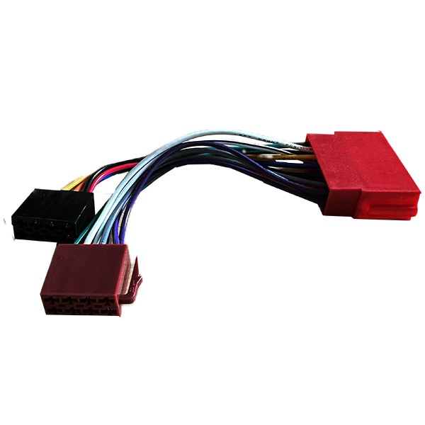 [958BL] Faisceau de liaison autoradio ISO - 4 hauts-parleurs ISO