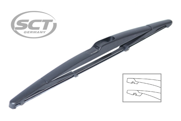 [9486REARWIPER] Balaie d'essuie glace arrière 16" (400mm) D2