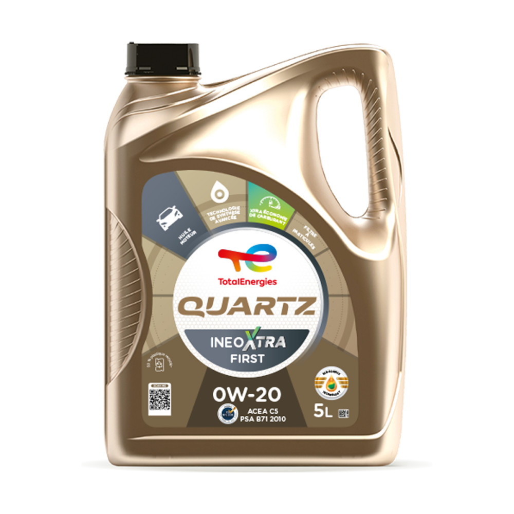 [225987] Huile Moteur 0W20 TOTAL Quartz Ineo Xtra First
