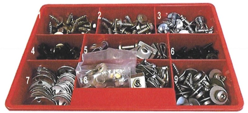 [6014] 1 coffret clips et vis
