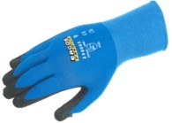 [036] Gants bleu enduction mousse de nitrile