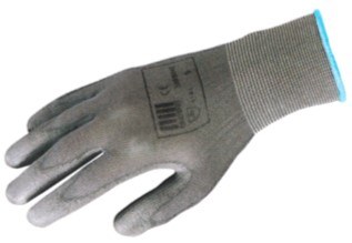 [034] Gants gris enduction polyuréthane