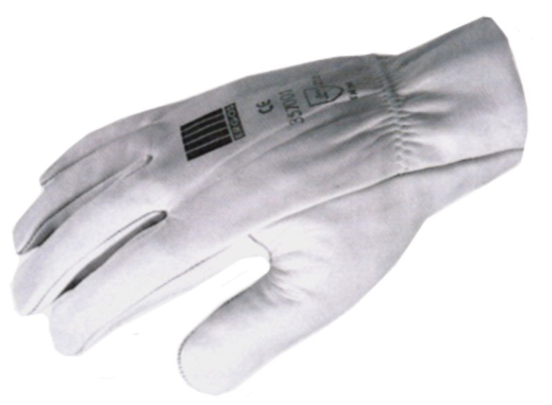 [041] Gants gris fleur de bovin