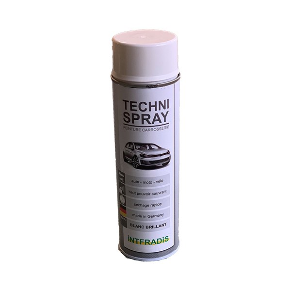 [743] Peinture carrosserie blanc brillant - aérosol 500 ml