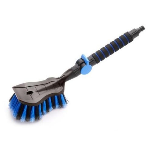 [905] Brosse de lavage premium avec vanne d'arrêt - pour tuyau d'eau