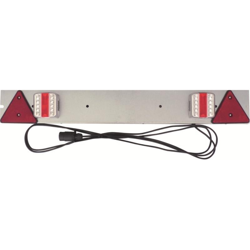 [112L] Plaque d'éclairage pour remorque bagagère feux LED