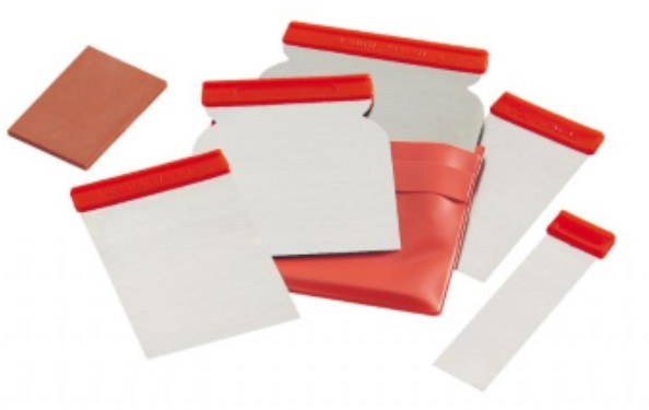 [141] Pochette couteaux carrossier renforcés 5 couteaux + 1 cale