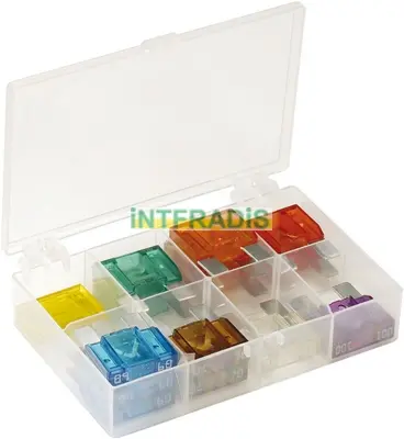 [656] FUSIBLE ENFICHABLE" TYPE MAXI " assortiment de 40 pièces