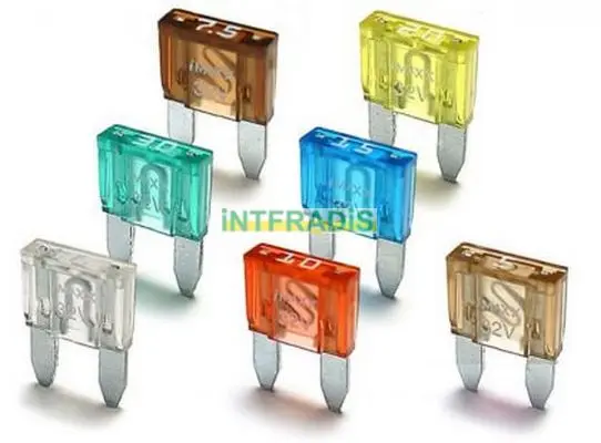 [670BL] FUSIBLE ENFICHABLE " TYPE MINI " ASSORTIS